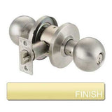 Cal-Royal BA20-3 bright polished brass privacy door knob
