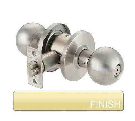Cal-Royal BA30-32D passage door knob in stainless steel, additional view