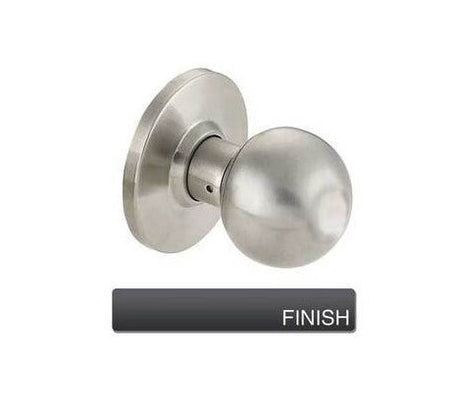 Cal-Royal BA50-10B keyed exit lock door knob in oil-rubbed bronze, additional view