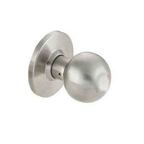 Cal-Royal BA50-32D satin stainless steel keyed exit lock door knob