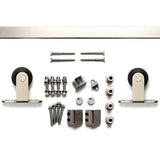 Sure-Loc BARN-2KIT96 15 satin nickel barn door track system