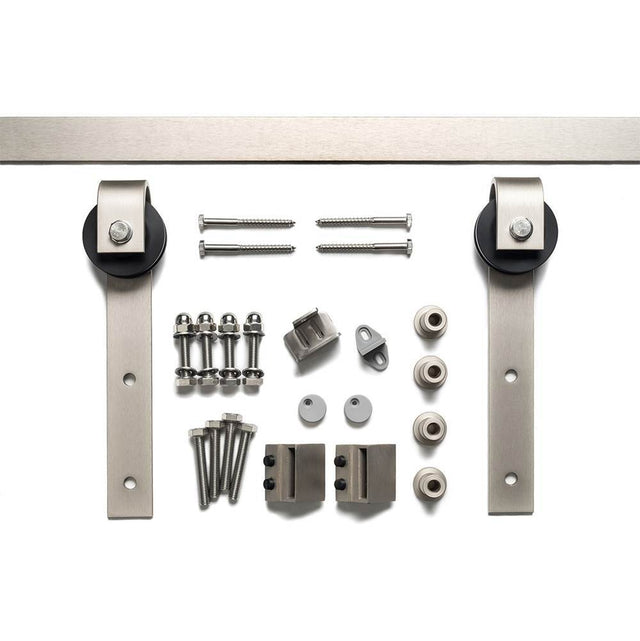 Sure-Loc BARN-KIT72 15 satin nickel barn door track system