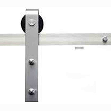 Sure-Loc BARN-KIT96 15 satin nickel barn door track system