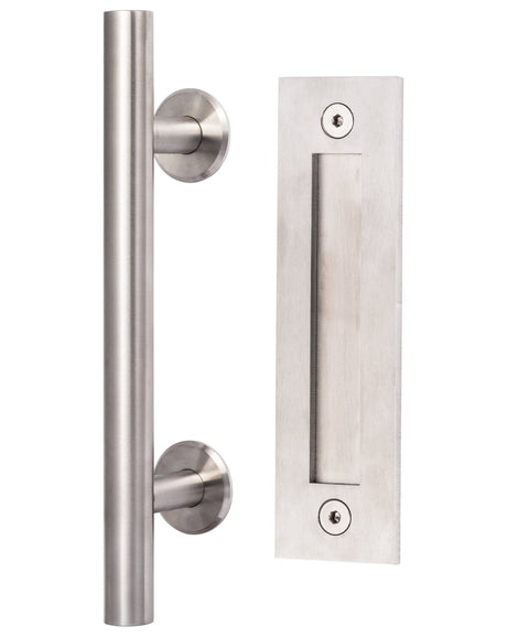 Sure-Loc BARN-RD3 32D satin stainless ladder with flush handle