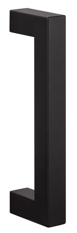 Sure-Loc BARN-SQ1 FBL flat black barn door handle