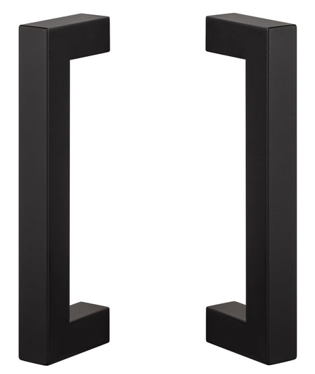 Sure-Loc BARN-SQ2 FBL flat black barn door handle