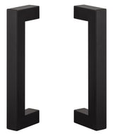 Sure-Loc BARN-SQ2 FBL flat black barn door handle