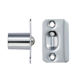 GEO GBH-BCRC Adjustable Ball Catch with Radius Corner Faceplate and Strike - Polished Chrome