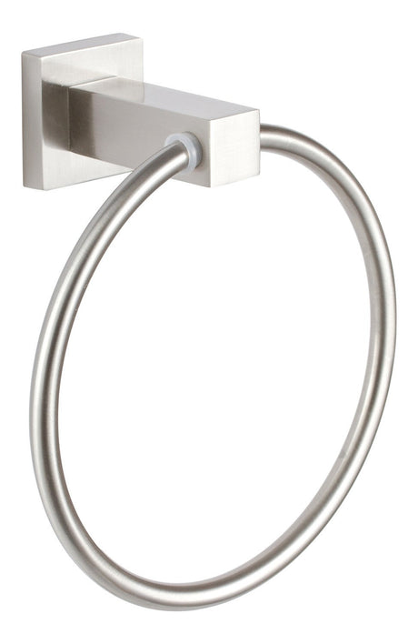 Sure-Loc Hardware BD-TR1 15 Baden towel ring in satin nickel, additional view
