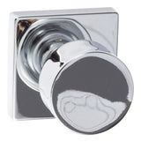 Sure-Loc Hardware BG100-SQ 26 Bergen Square dummy door knob in polished chrome, additional view