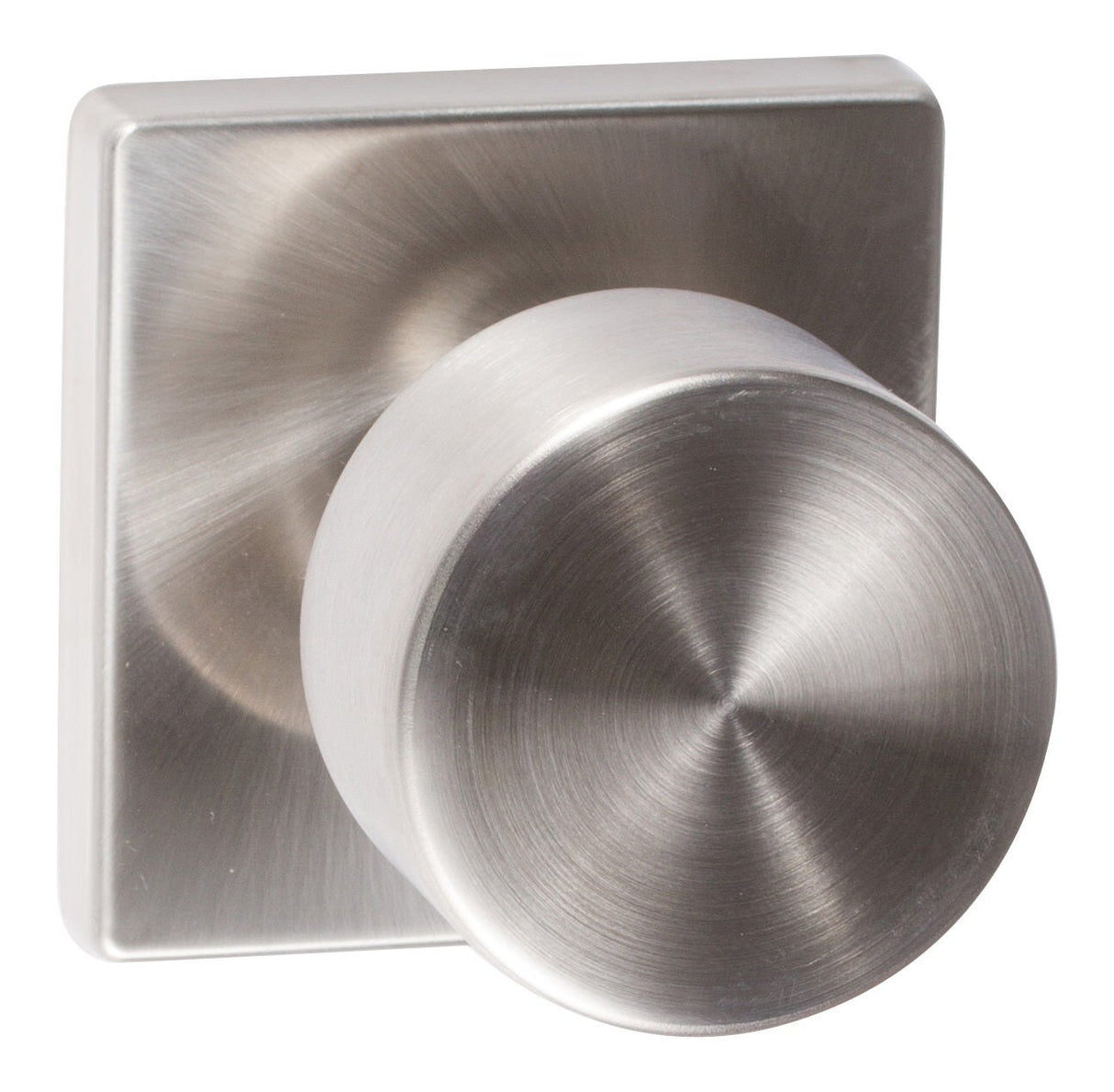 Sure-Loc Hardware BG100-SQ 32D Bergen Square dummy door knob in stainless steel, additional view
