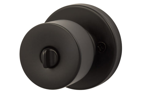 Sure-Loc Modern BG107 FBL flat black keyed entry knob