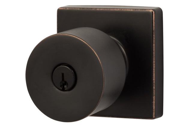 Sure-Loc Hardware BG107-SQ 11P Bergen Square keyed entry knob, additional view