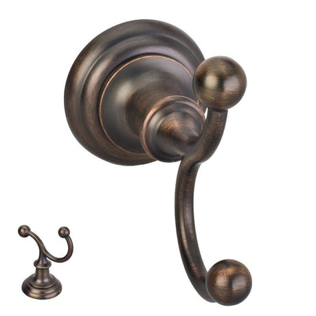 Elements BHE5-02DBAC-R brushed oil rubbed bronze robe hook