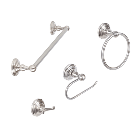 Sure-Loc Hardware BL-SET-PH1 15 bathroom hardware set in satin nickel, additional view