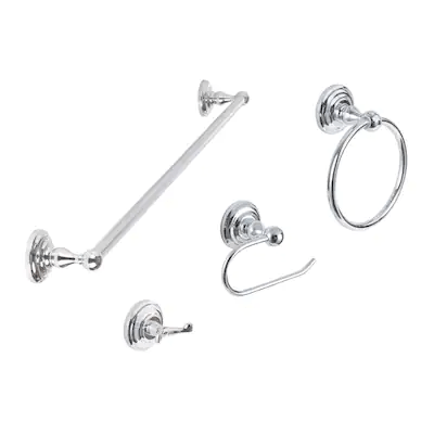 Sure-Loc Hardware BL-SET-PH1 26 bathroom hardware set in polished chrome, additional view