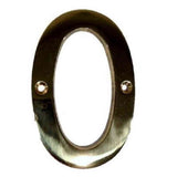 Don-Jo BN40605 #0 bright brass address number
