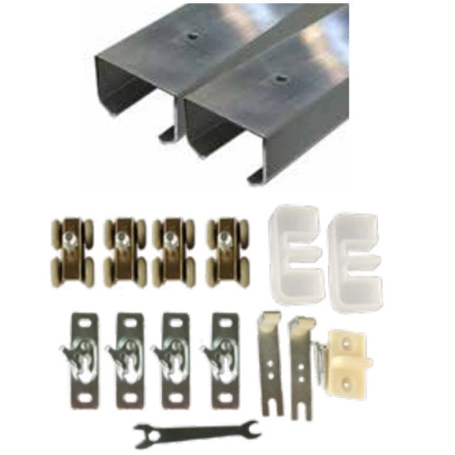 Orca Hardware BPK1600-60 aluminum bypass door hardware kit