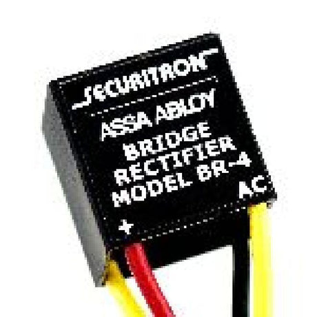 Securitron BR4 bridge rectifier, front view