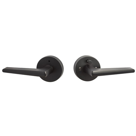 Sure-Loc BS102-RD FBL flat black privacy door lever