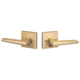 Sure-Loc BS102-SQ SB satin brass privacy door lever