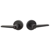 Sure-Loc BS107-RD FBL flat black keyed entry door lever