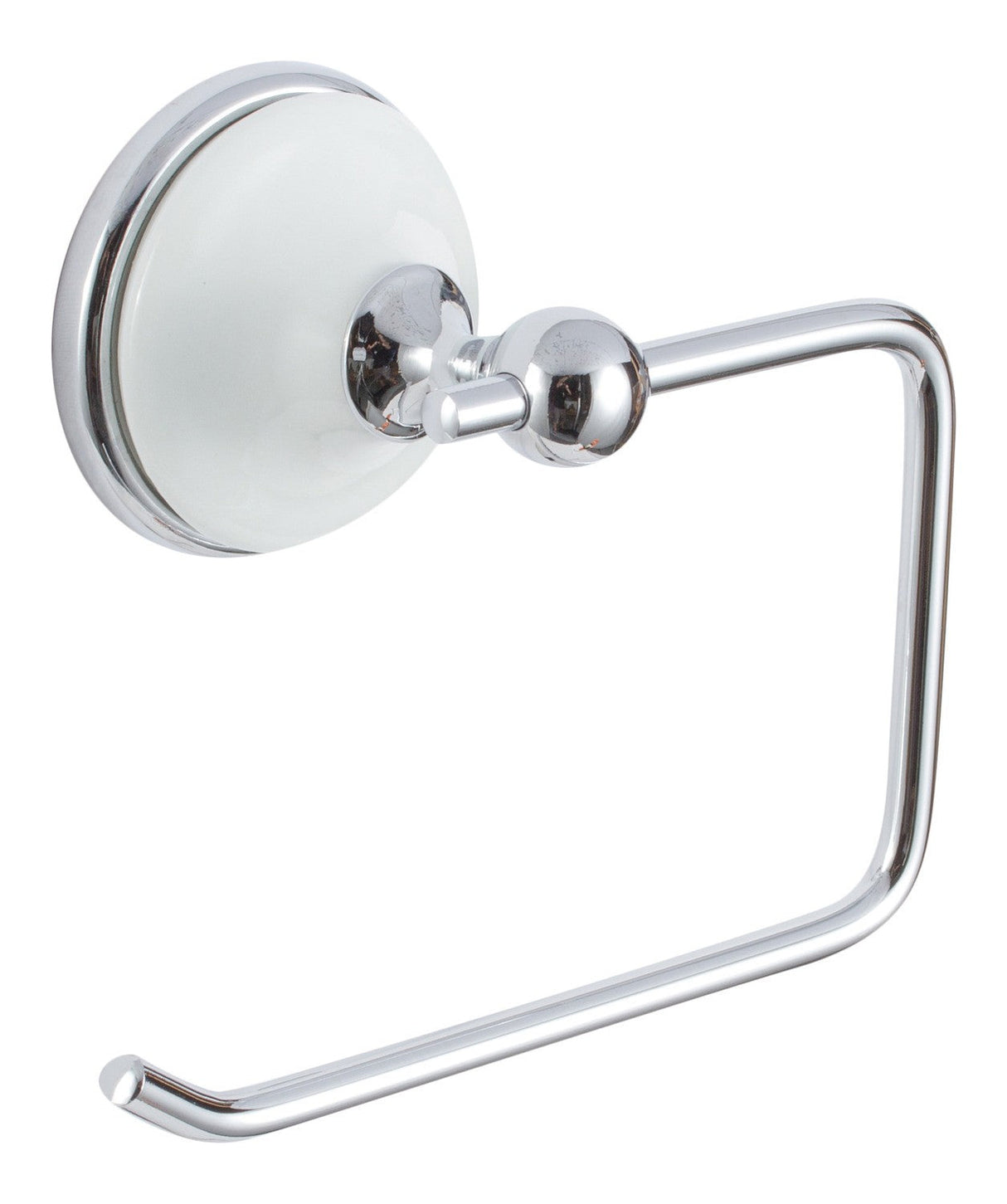 Sure-Loc BT-PH1 26W Brighton Bath Series Single Post Paper Holder Polished Chrome with White Porcelain