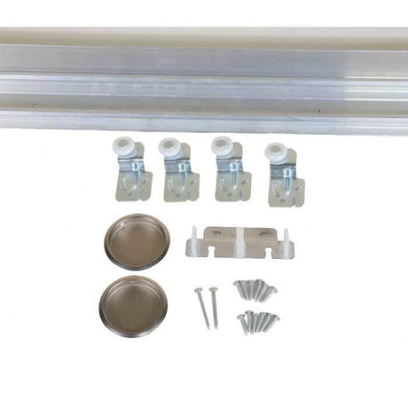 Orca Hardware BY1300AF-60 aluminum bypass track kit