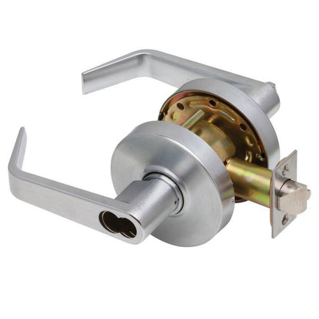 Dexter Commercial C1000NCENTRR626SFIC satin chrome clutching keyed entry door lever