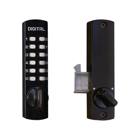 Lockey C150OIL oil rubbed bronze mechanical pushbutton locksets