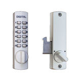 Lockey C150WH white mechanical pushbutton locksets