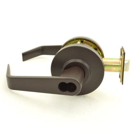 Dexter Commercial C2000CLCLRMR613SFIC Classroom clutching classroom clutching classroom door lever in polished brass, additio