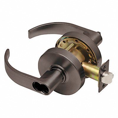 Dexter Commercial C2000ENTRC613SFIC Entry clutching keyed entry keyed entry door lever in polished brass, additional view