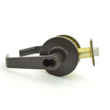 Dexter Commercial C2000ENTRR613SFIC oil rubbed bronze clutching keyed entry door lever