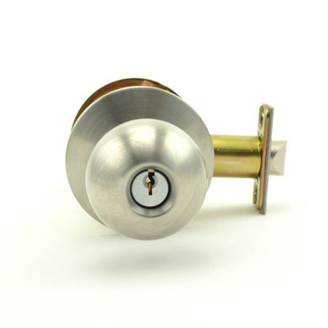Dexter Commercial C2000STRMB630KDC satin stainless steel clutching storeroom door lever