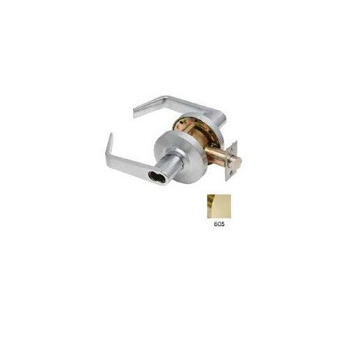 Dexter Commercial C2000STRMR605SFIC bright brass clutching classroom door lever