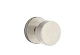 Emtek Knob 2-3/8" Backset Passage with Disk Rose with CF Mechanism for 1-3/8" to 1-3/4" Door - Reversible in Satin Nickel