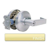 Cal-Royal CGN00-3 bright polished brass keyed entry door lever