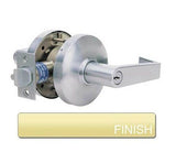Cal-Royal CGN00-3 bright polished brass keyed entry door lever