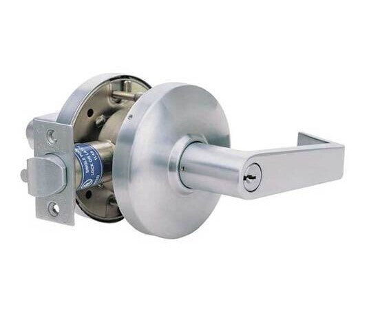 Cal-Royal CGN05-26D satin chrome storeroom door lever