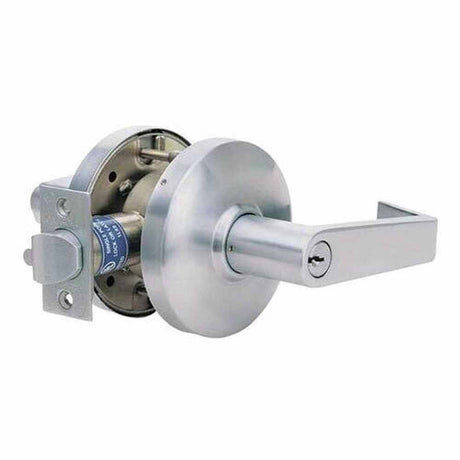 Cal-Royal CGN05-26D satin chrome storeroom door lever