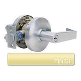 Cal-Royal CGN09-3 bright polished brass institution door lever