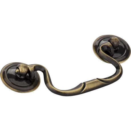 Elements CH3503 Kingsport 4-13/16" Zinc Cabinet Pull Brushed Antique Brass