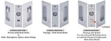 Cavilock CL205A Passage Pocket Door Handle