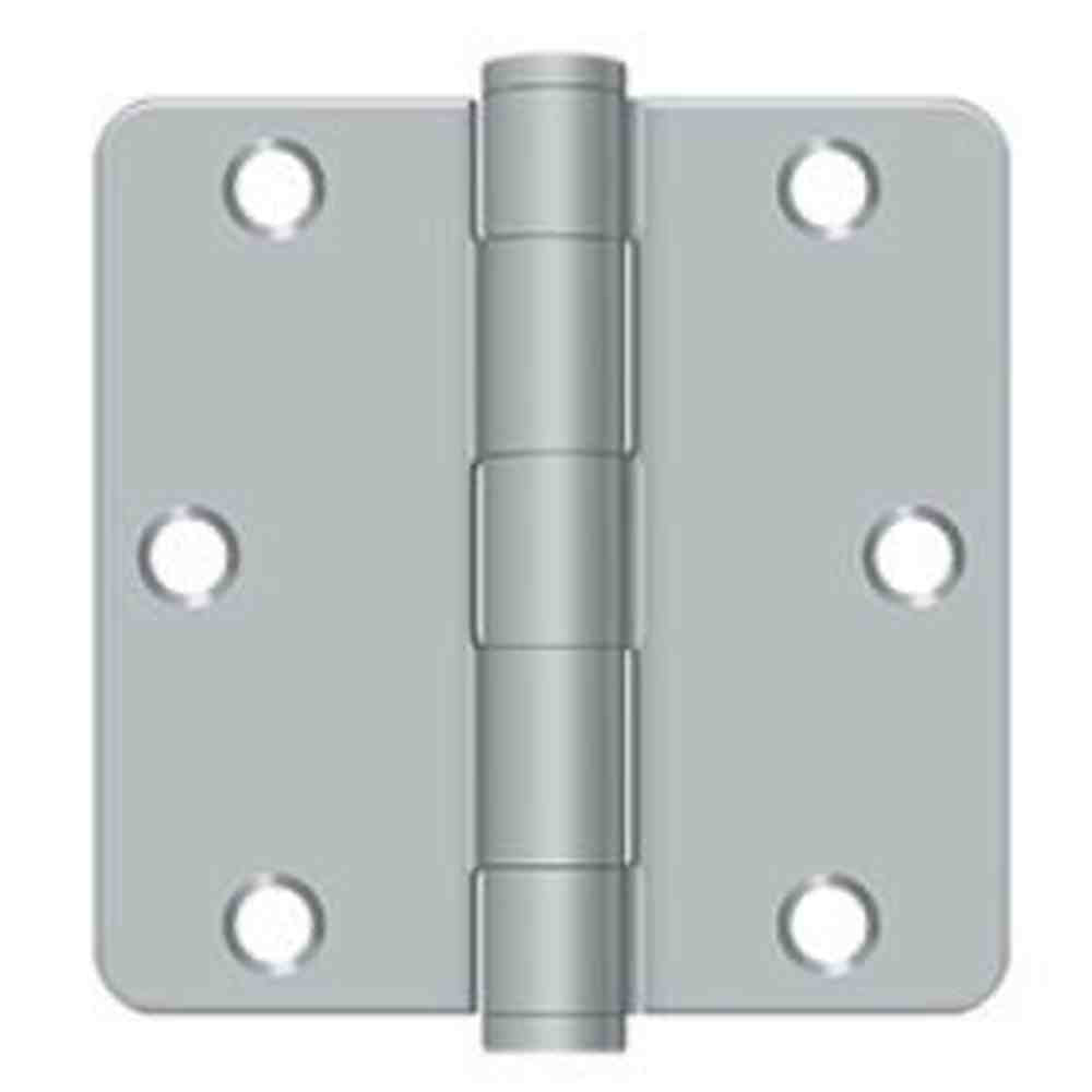 Orca Hardware COM3514-26D satin chrome plain bearing hinge