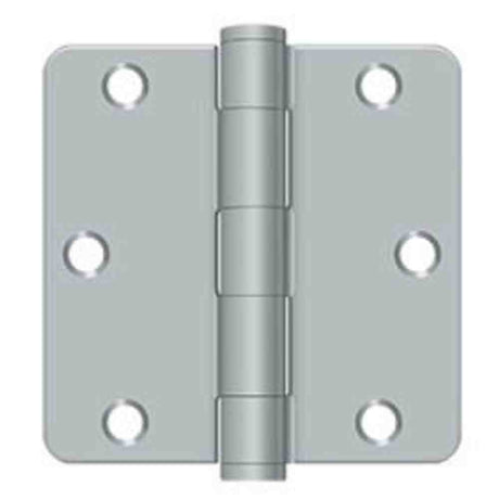 Orca Hardware COM3514-26D satin chrome plain bearing hinge