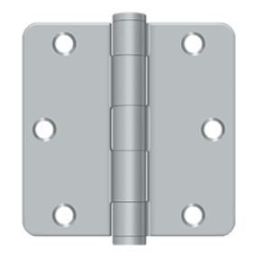 Orca Hardware COM3514-26D plain bearing hinge in satin chrome, additional view