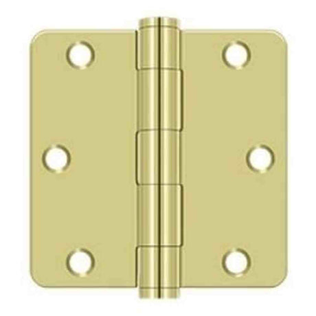 Orca Hardware COM3514-3 bright polished brass plain bearing hinge