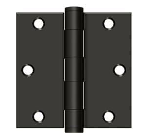 Orca Hardware COM3535-3 plain bearing hinge in oil-rubbed bronze, additional view
