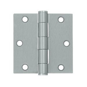 Orca Hardware COM3535-26 plain bearing hinge in polished chrome, additional view